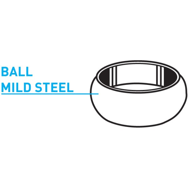 Truck Exhaust Tilt Cab Connector, Mild Steel - Ball Only