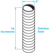 Truck Exhaust Flexible Tube, Stainless Steel - 3