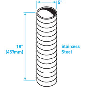 Truck Exhaust Flexible Tube, Stainless Steel - 5