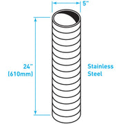 Truck Exhaust Flexible Tube, Stainless Steel - 5