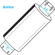 Truck Muffler, Heavy Duty - 4.5