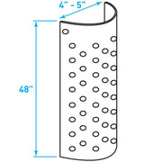 Truck Exhaust Guard 180º, Stainless Steel - 4