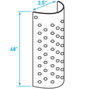 Truck Exhaust Guard 180º, Stainless Steel - 3.5