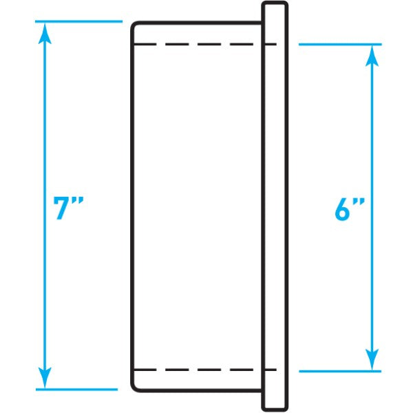 Air Intake Rubber Insert Sleeve Reducer - 6" / 7"