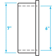 Air Intake Rubber Insert Sleeve Reducer - 6