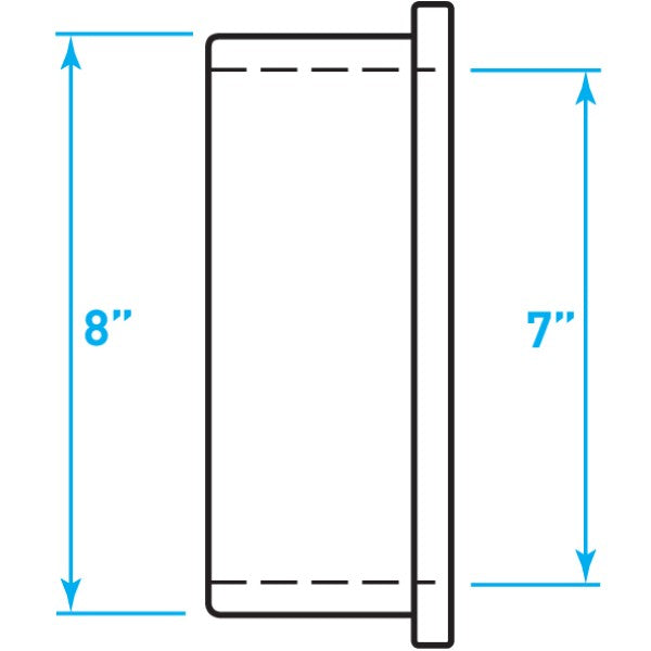 Air Intake Rubber Insert Sleeve Reducer - 7" / 8"