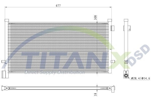 Volvo FM11 V2 AC Condensor (CD129005)