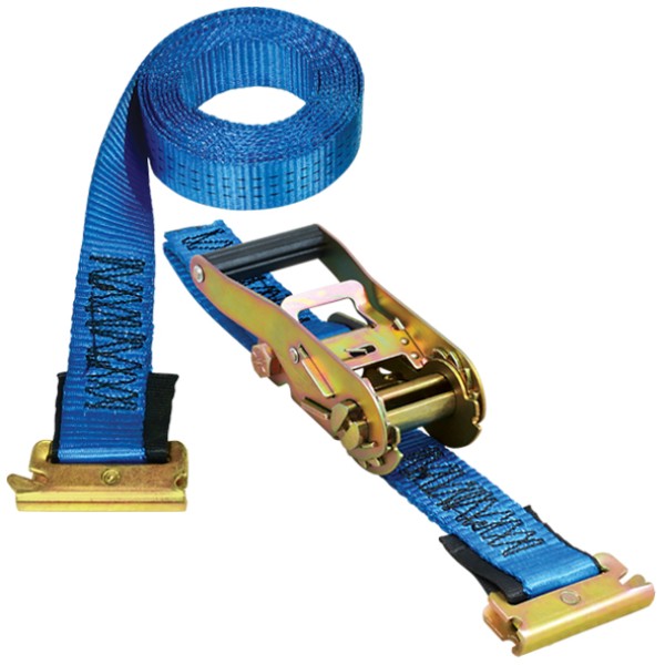 E Track Load Binder Ratchet Strap - 35mm Wide x 3m Long