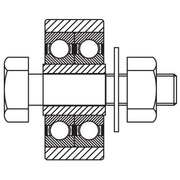 Rear Roller Assembly / Used On Rack & Pinion Drive Rollbacks (3rd Roller Position)