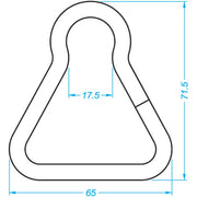 Universal Curtain Roller D Ring