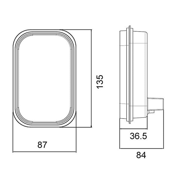 LED Reversing Lamp Insert - White