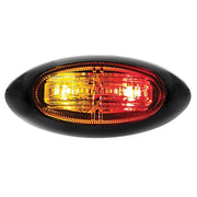 LV LED Oval Marker Lamps - 87mm x 40mm x 21mm