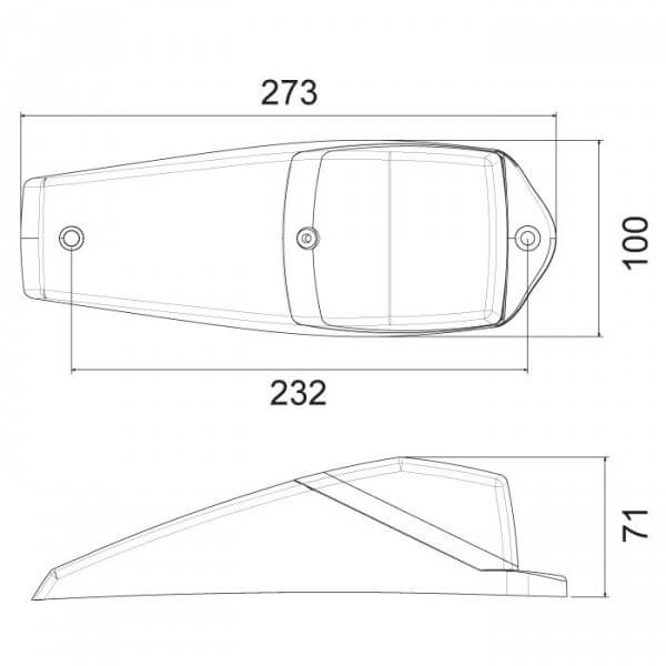 LED CAB MARKER LAMP - 17 SMD LED’S