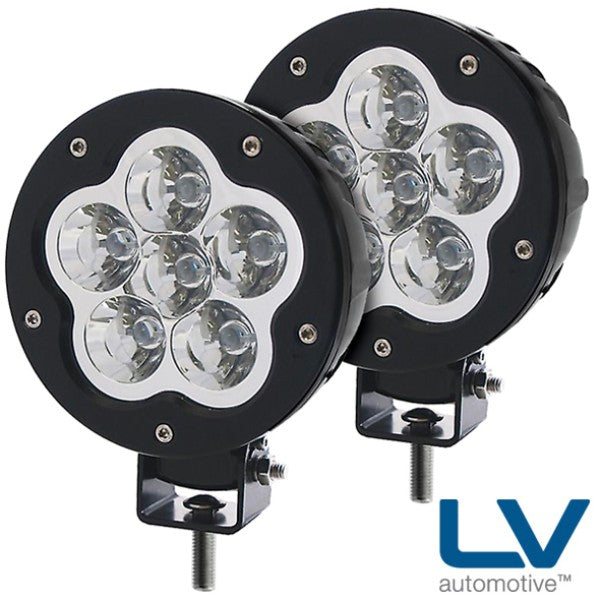 LV ZETA INDUSTRIAL SPEC LED DRIVING LIGHT KIT - 2 X 5400 LUMENS