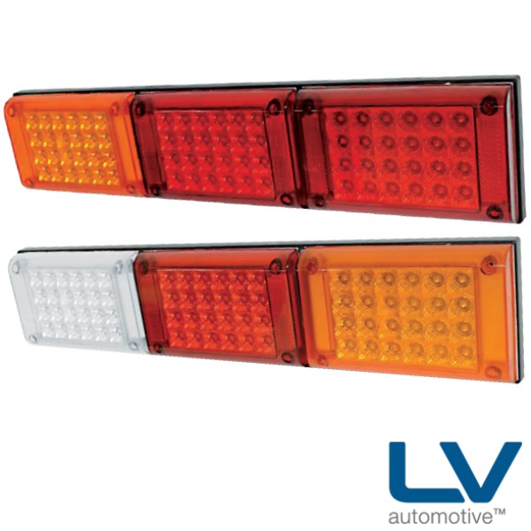 LV LED Jumbo Combination Lamps - Stop / Tail / Indicator, 10-30V DC