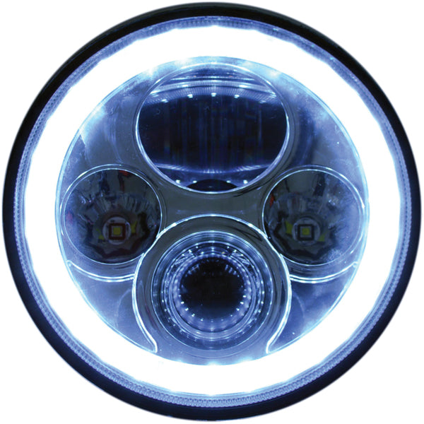 LV H4 Headlight LED 7” Conversion Kit - Round Light