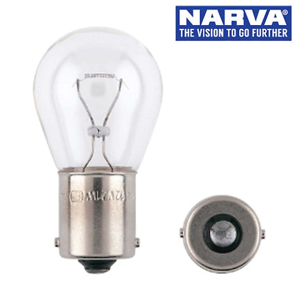 Narva 47152 - 12V 18W BA15S Incandescent Globes (Box of 10)