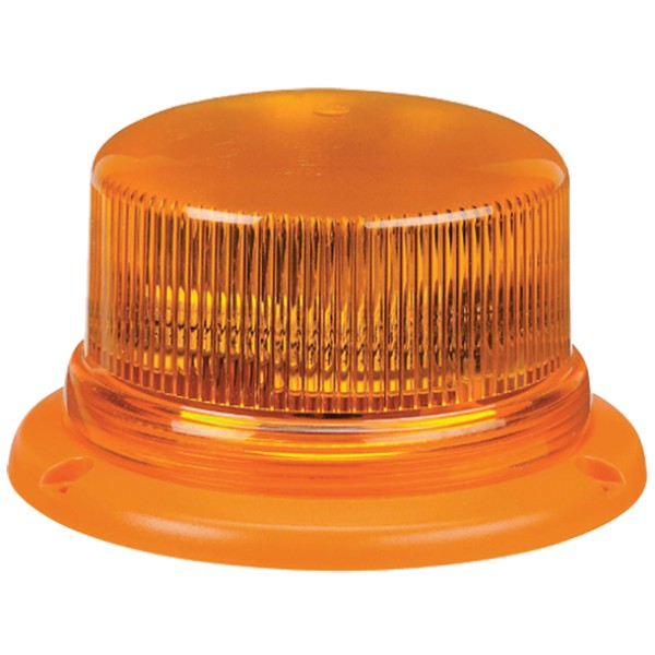 NARVA EUROTECH LOW PROFILE LED STROBE/ROTATING LIGHT WITH FLANGE BASE - AMBER