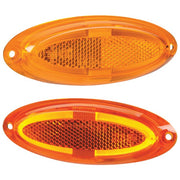 Narva Model 21 LED Marker Lamps with In-Built Retro Reflector - 124 x 45mm