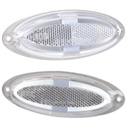 Narva Model 21 LED Marker Lamps with In-Built Retro Reflector - 124 x 45mm