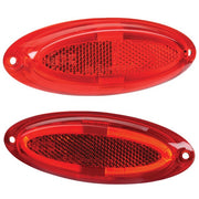 Narva Model 21 LED Marker Lamps with In-Built Retro Reflector - 124 x 45mm