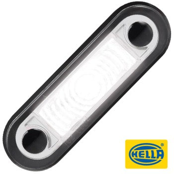 HELLA LED FRONT POSITION / END OUTLINE LAMP - WHITE ILLUMINATED