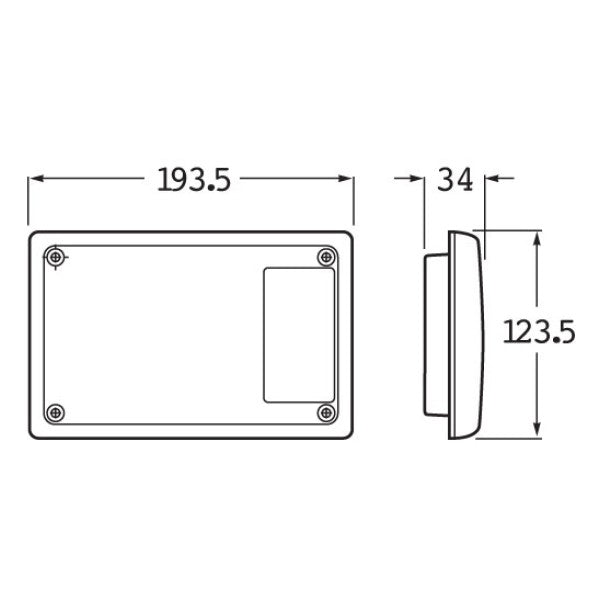 Hella LED Indicator Lamp Insert with reflector - Suit Jumbo