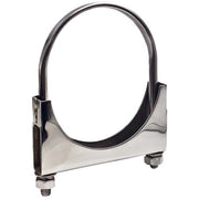 Exhaust Flat Band Clamp, Chrome - 4