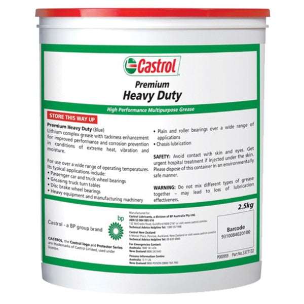 Castrol Premium Heavy Duty Grease 2.5kg - 3377122