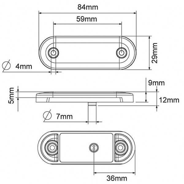 EL1417 LED Marker Lamp 350x350