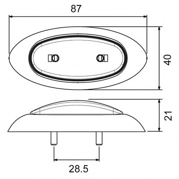 EL1443 LED Marker Lamp