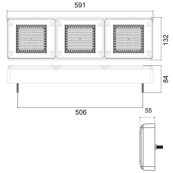 LED COMBINATION LAMP - STOP / TAIL / INDICATOR / REVERSE