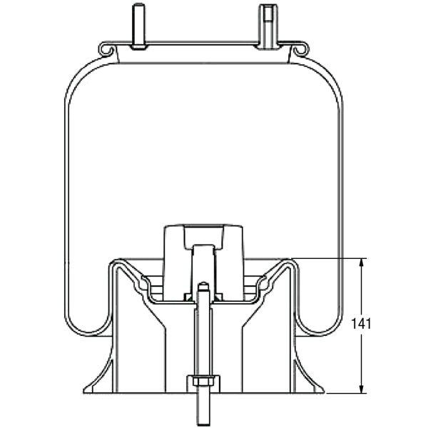 Air Spring Assembly - Neway AR92 15" & 16" Ride Height / Trailer