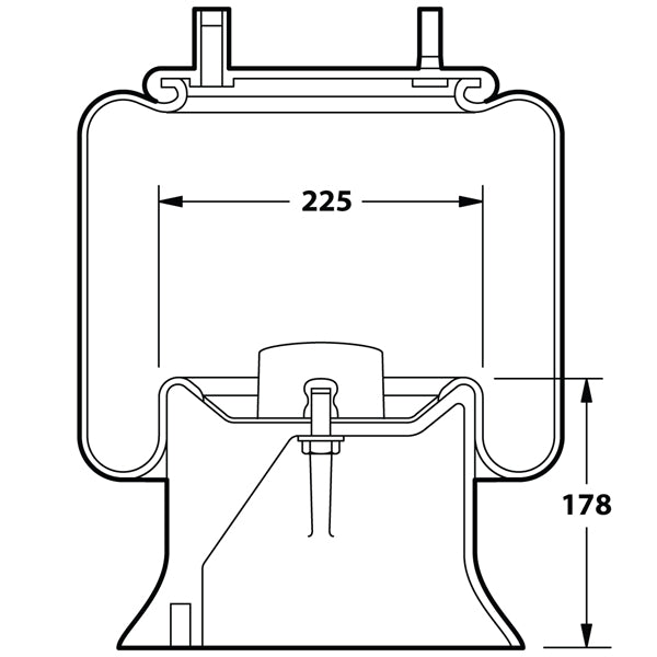 Air Spring Assembly - Hendrickson HT300U / Trailer