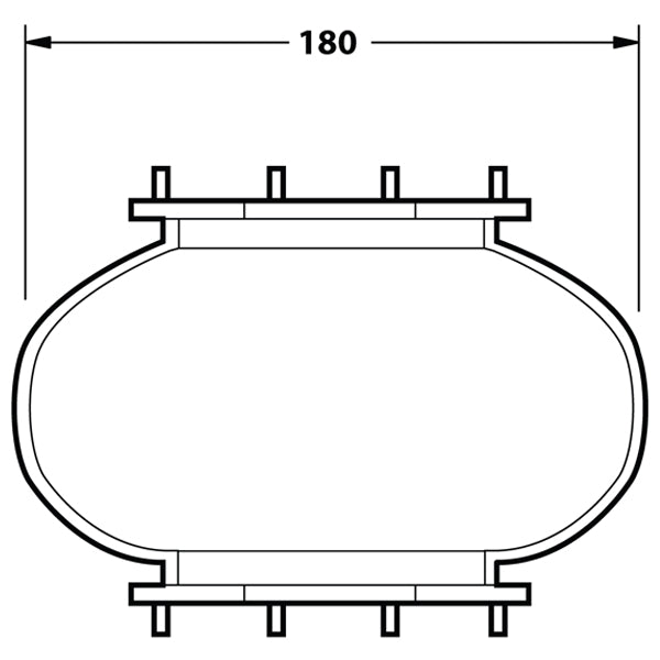 Air Spring Assembly - Meritor Steer Axle