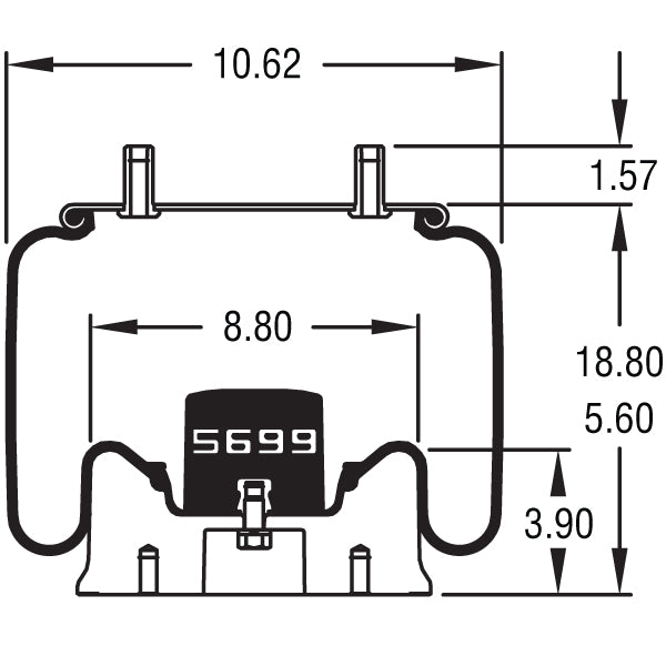 Air Spring Assembly - Watson & Chalin AS0107