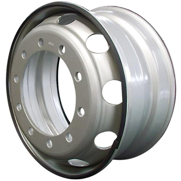 Steel Wheel, Silver - 22.5” x 8.25” / 10 Stud x 285.75 PCD